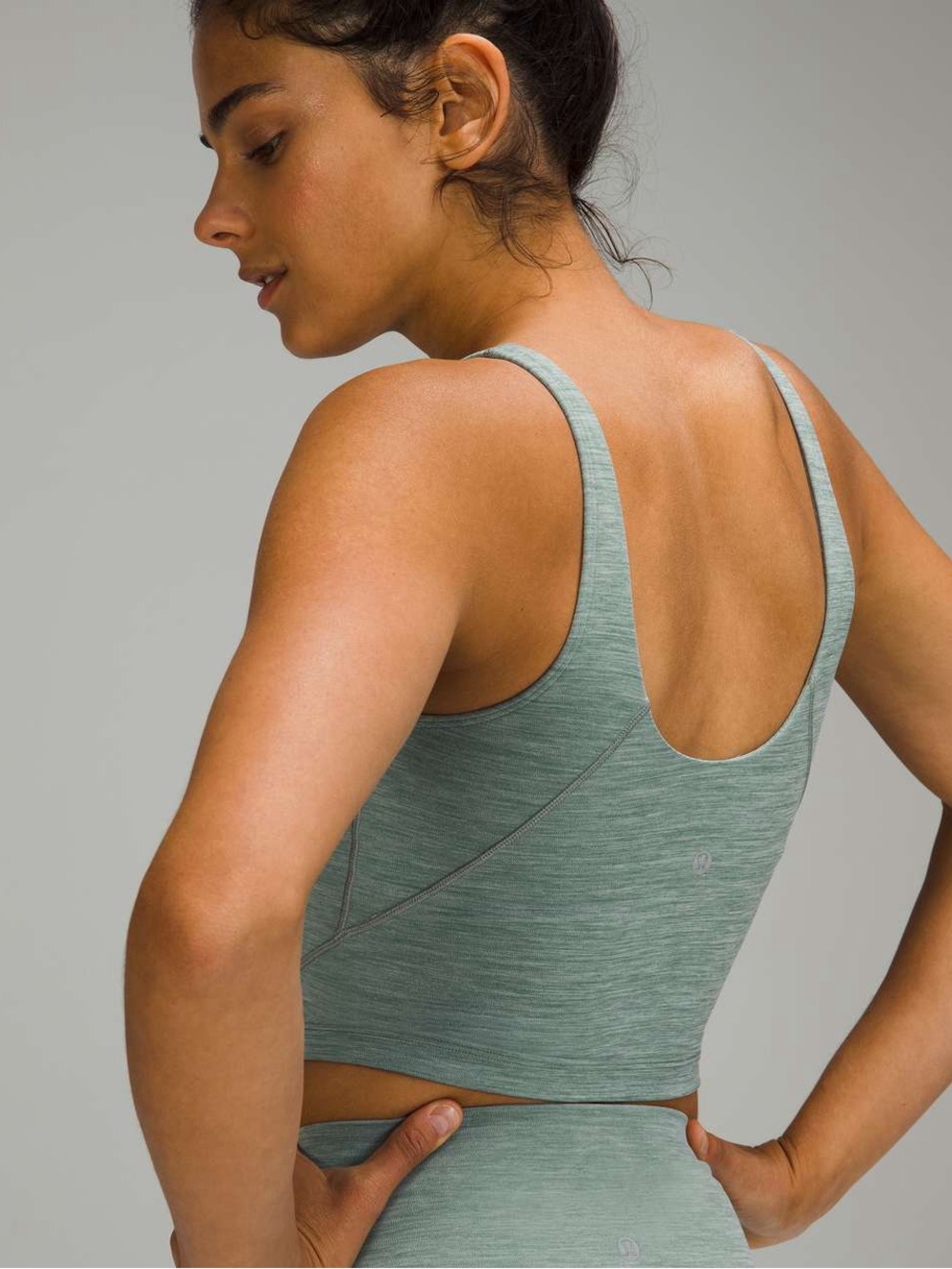 Lululemon‎ Align Tank Heathered Tidewater Teal Top Size 8 - Picture 3 of 11